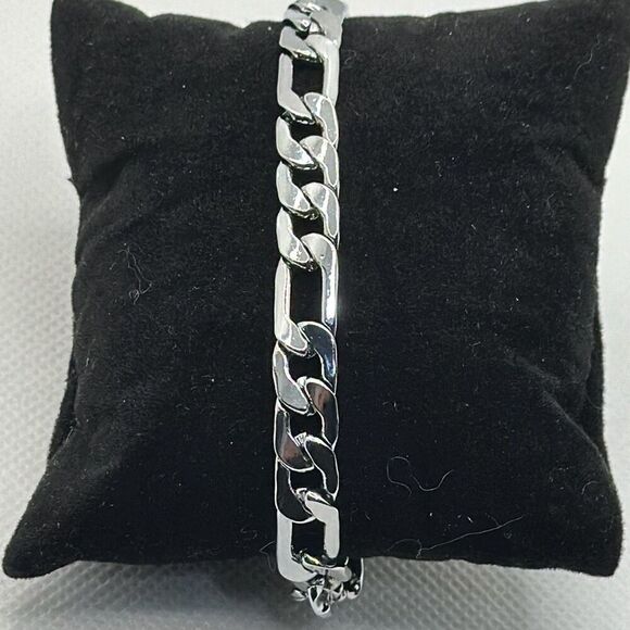 Brand New!! Figaro stainless steel chain bracelet - Picture 1 of 3